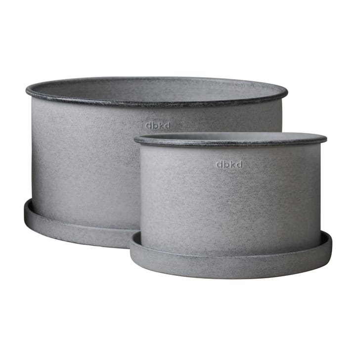 Plant ボウル 植木鉢 2本セット - Light grey - DBKD | ディービーケーディー
