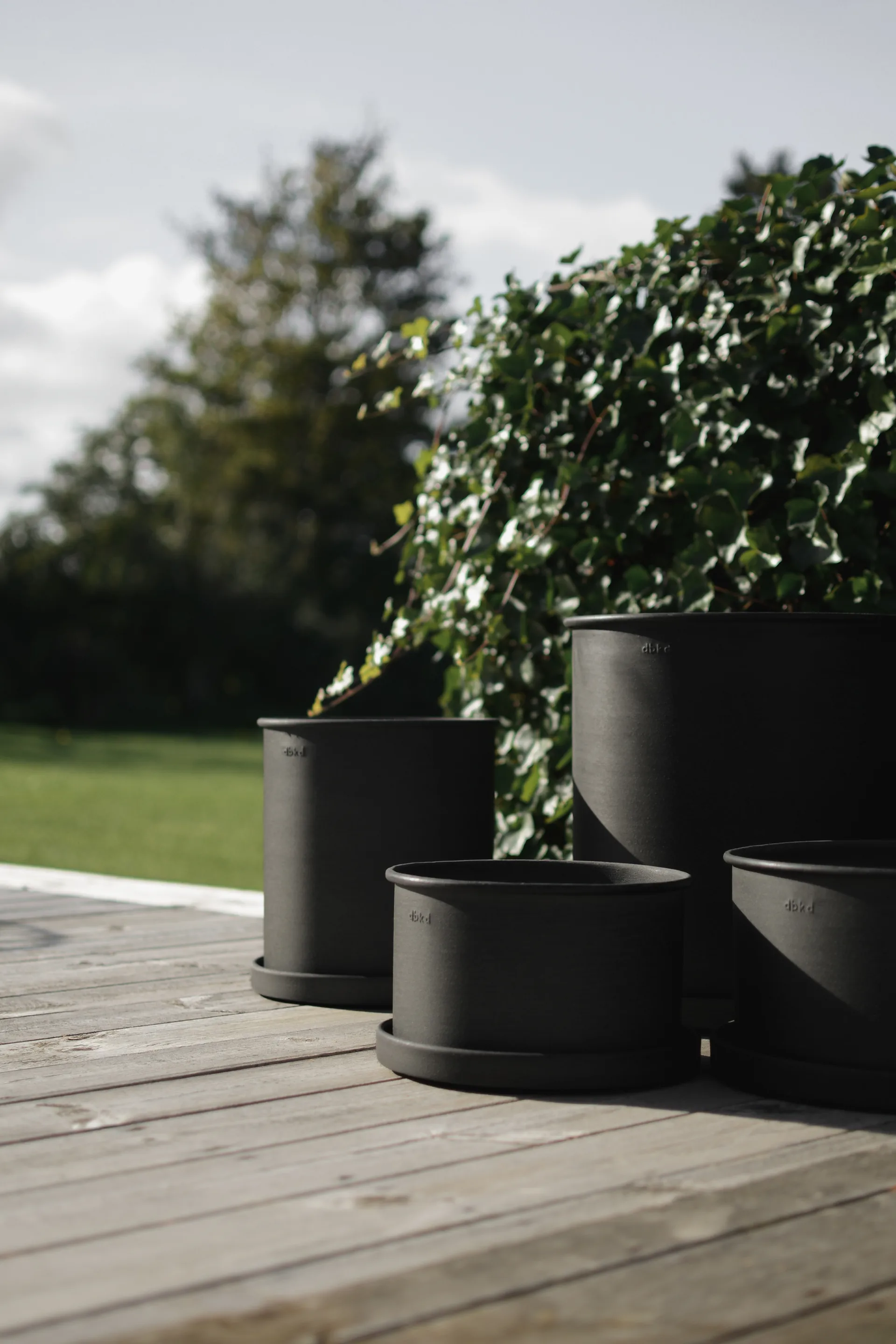 Plant pot 植木鉢 2個セット, Black DBKD | ディービーケーディー