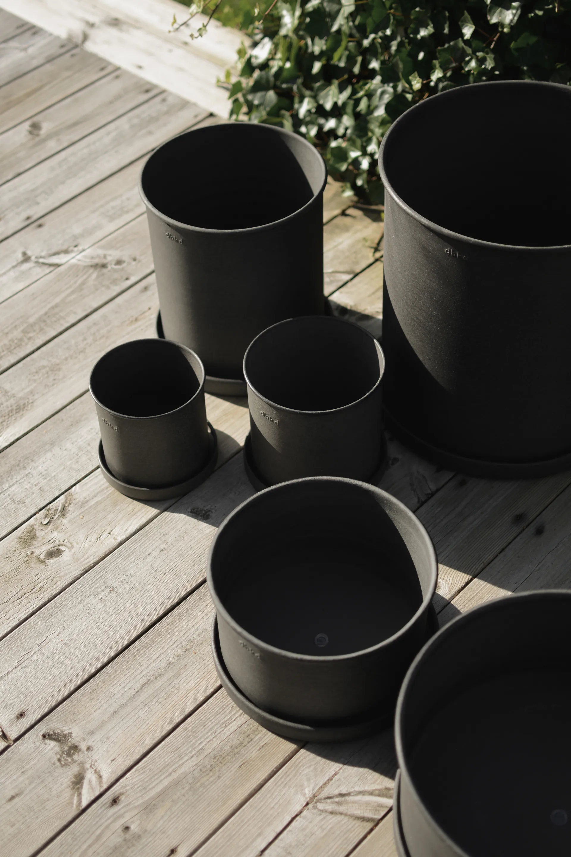 Plant pot 植木鉢 スモール 2個セット, Black DBKD | ディービーケーディー