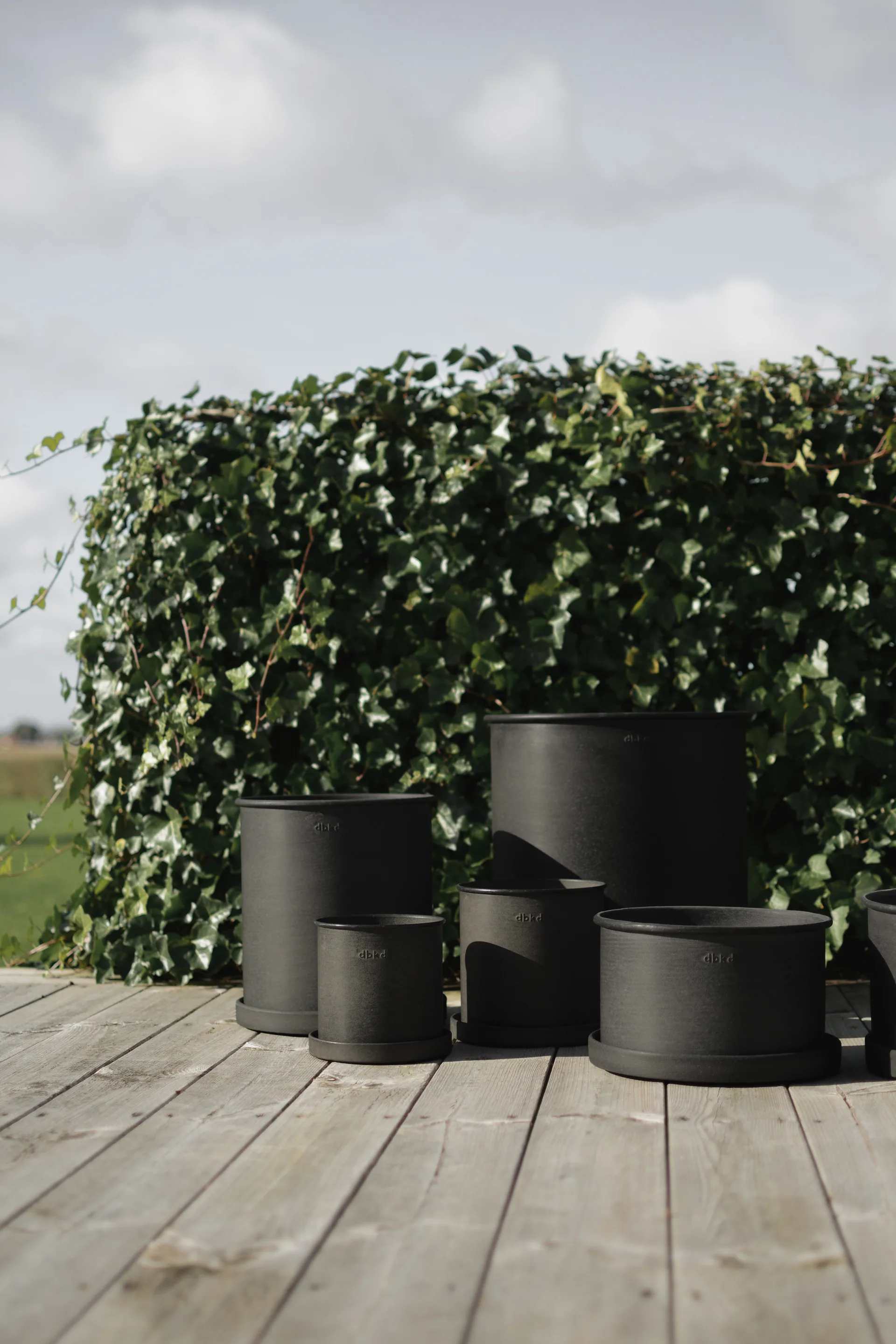 Plant pot 植木鉢 スモール 2個セット, Black DBKD | ディービーケーディー