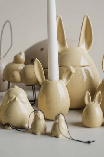 Rabbit キャンドルスティック 13 cm - Shiny yellow - DBKD | ディービーケーディー