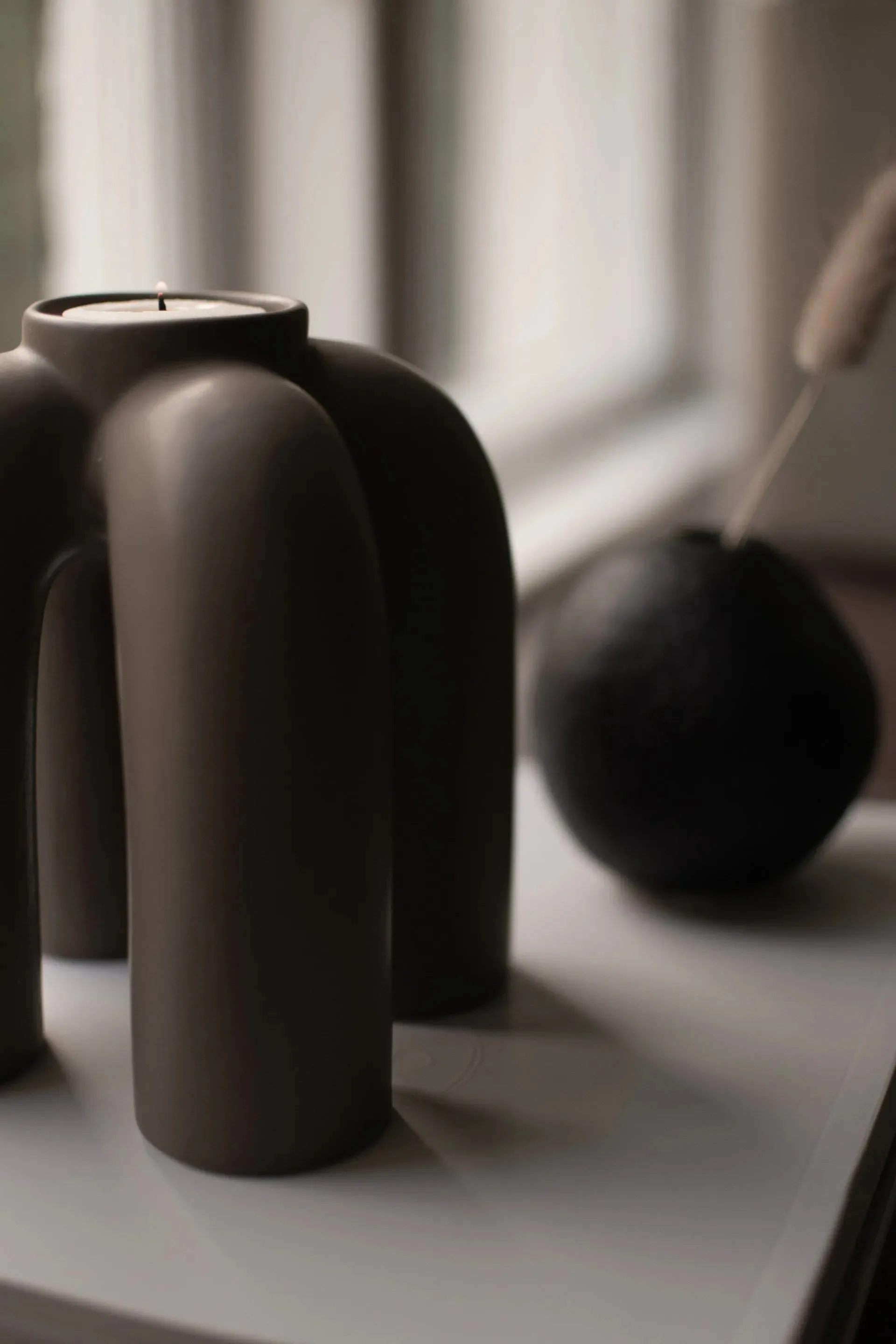 Rope ティーライトホルダー 14x14 cm, Dust DBKD | ディービーケーディー