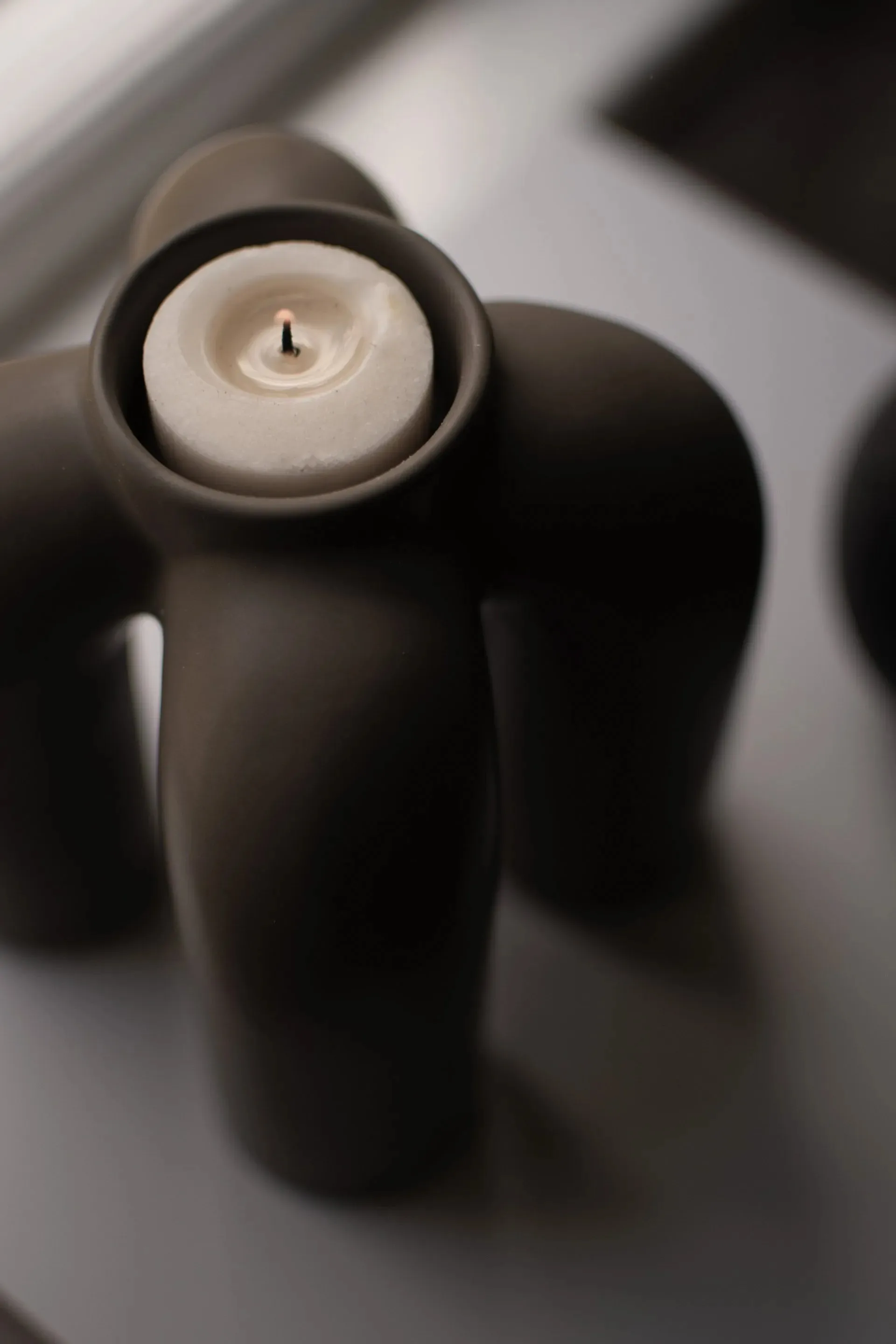 Rope ティーライトホルダー 14x14 cm, Dust DBKD | ディービーケーディー