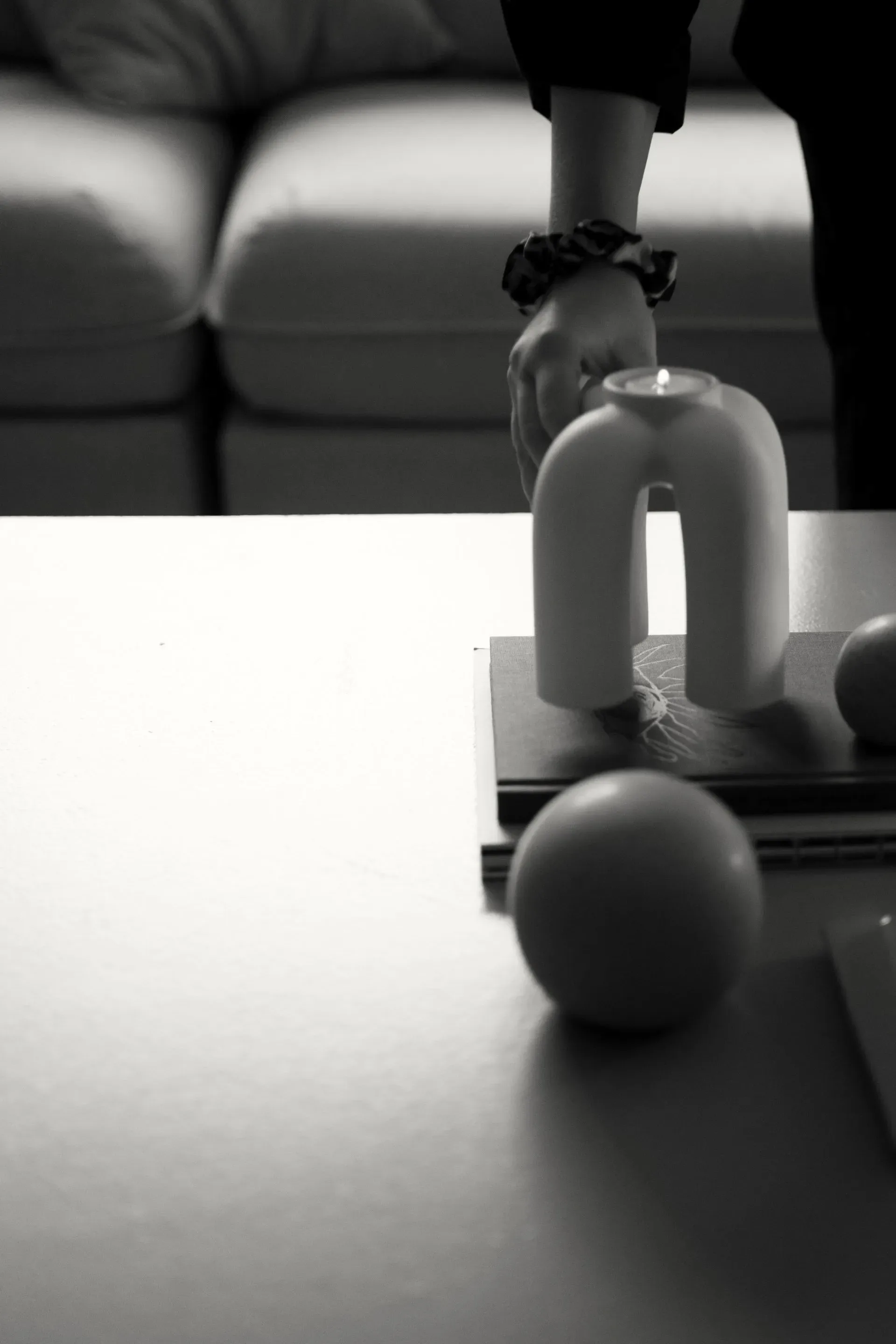 Rope ティーライトホルダー 14x14 cm, White DBKD | ディービーケーディー