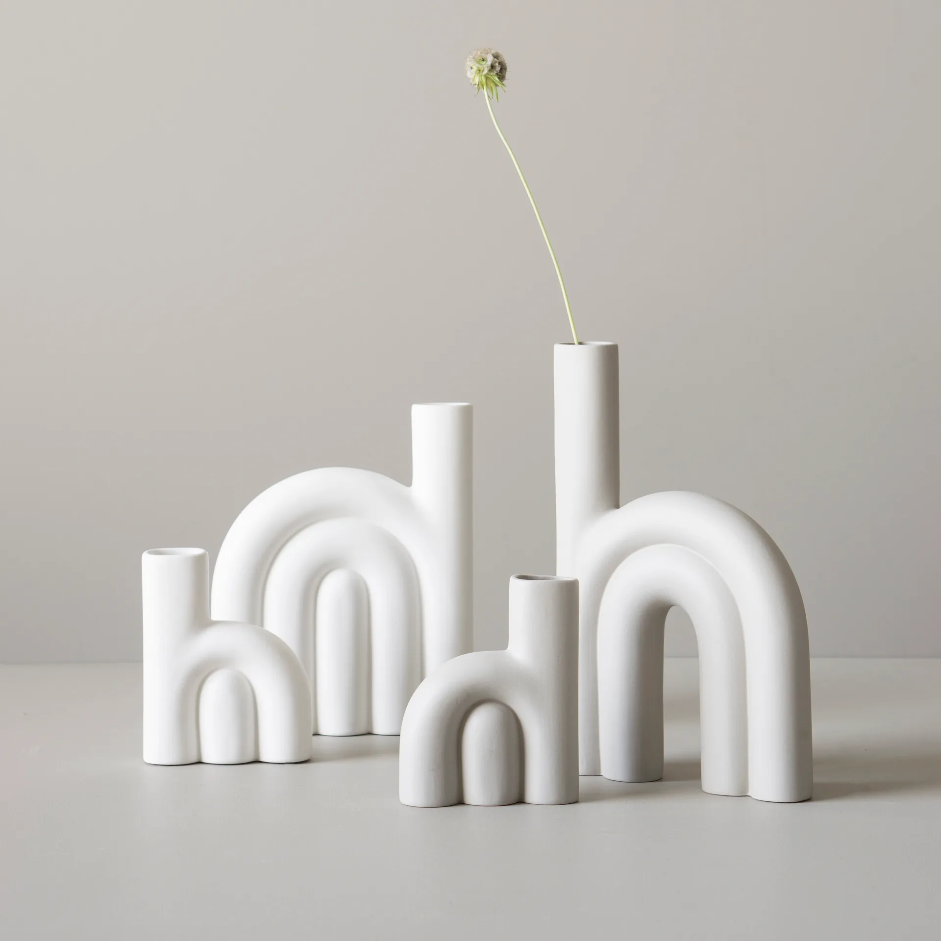 Rope 花瓶 スモール, White DBKD | ディービーケーディー