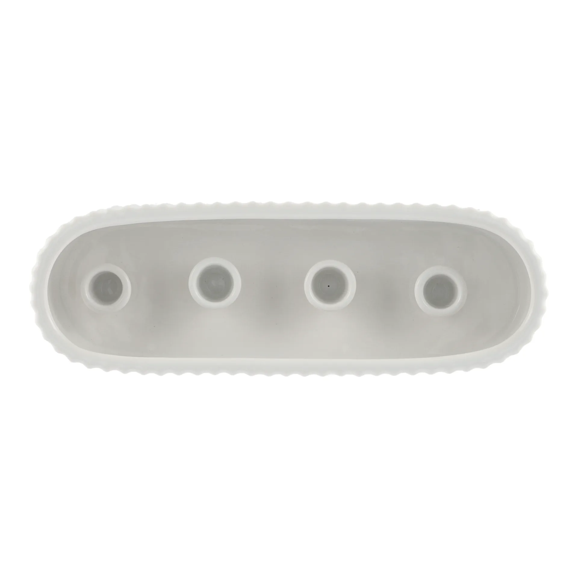 Stripe アドベント キャンドル 30 cm, Shiny white DBKD | ディービーケーディー