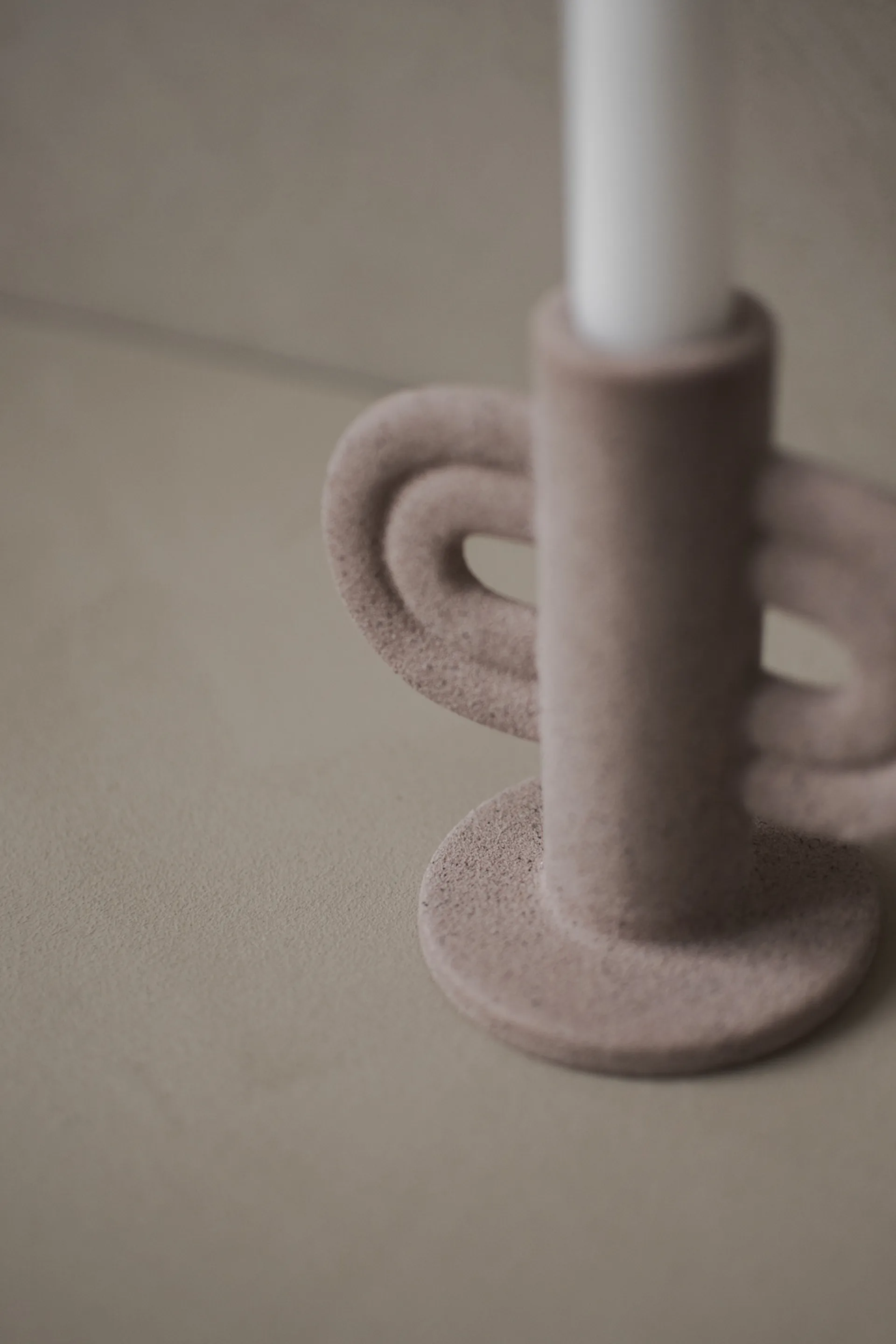 Swirl Similar キャンドルホルダー, Nude DBKD | ディービーケーディー