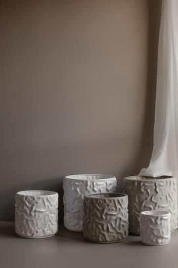 Swoon 植木鉢Ø23 cm - Shiny white - DBKD | ディービーケーディー