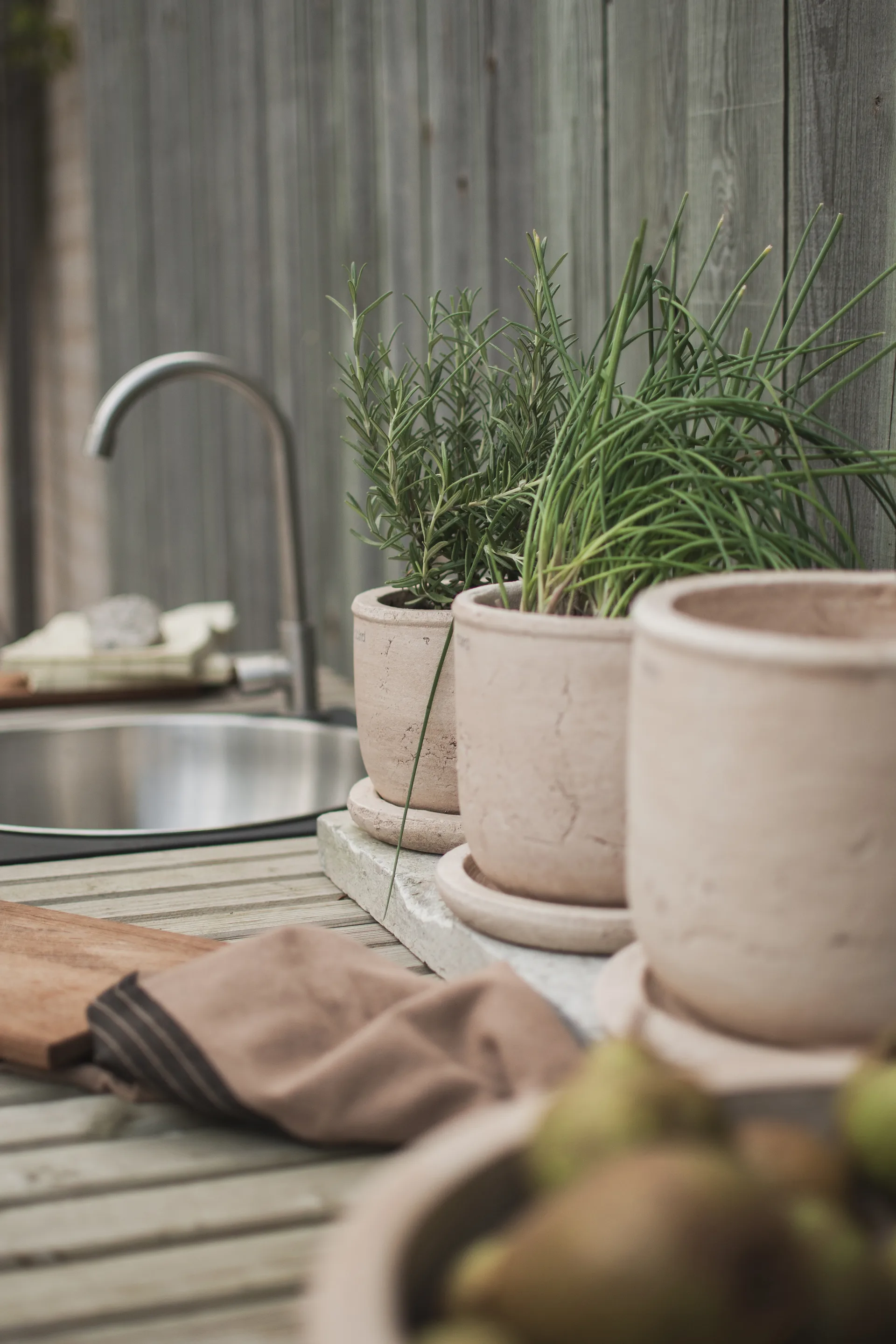 Terra ポット, Sand, Ø14x14 cm DBKD | ディービーケーディー