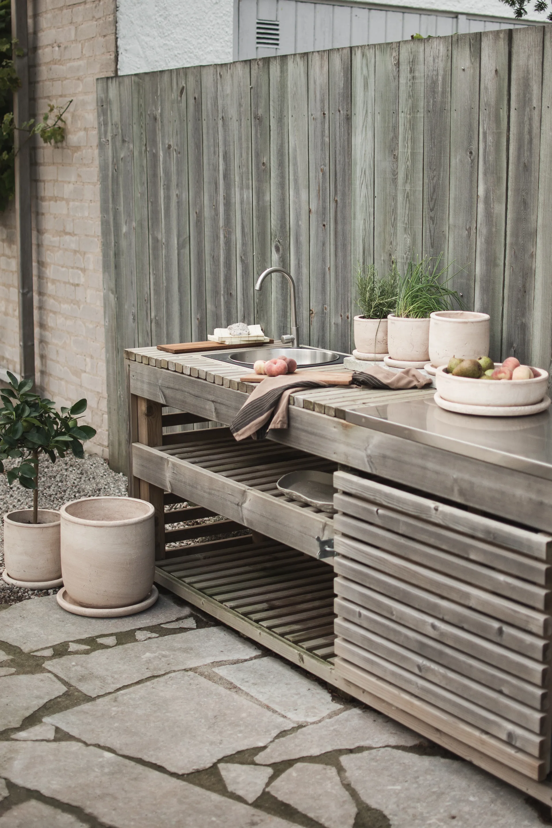 Terra ポット, Sand, Ø16x16 cm DBKD | ディービーケーディー