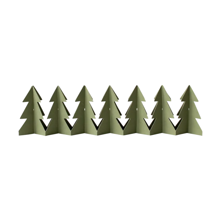 Tree in a row デコレーション - Green, 7x60 cm - DBKD | ディービーケーディー