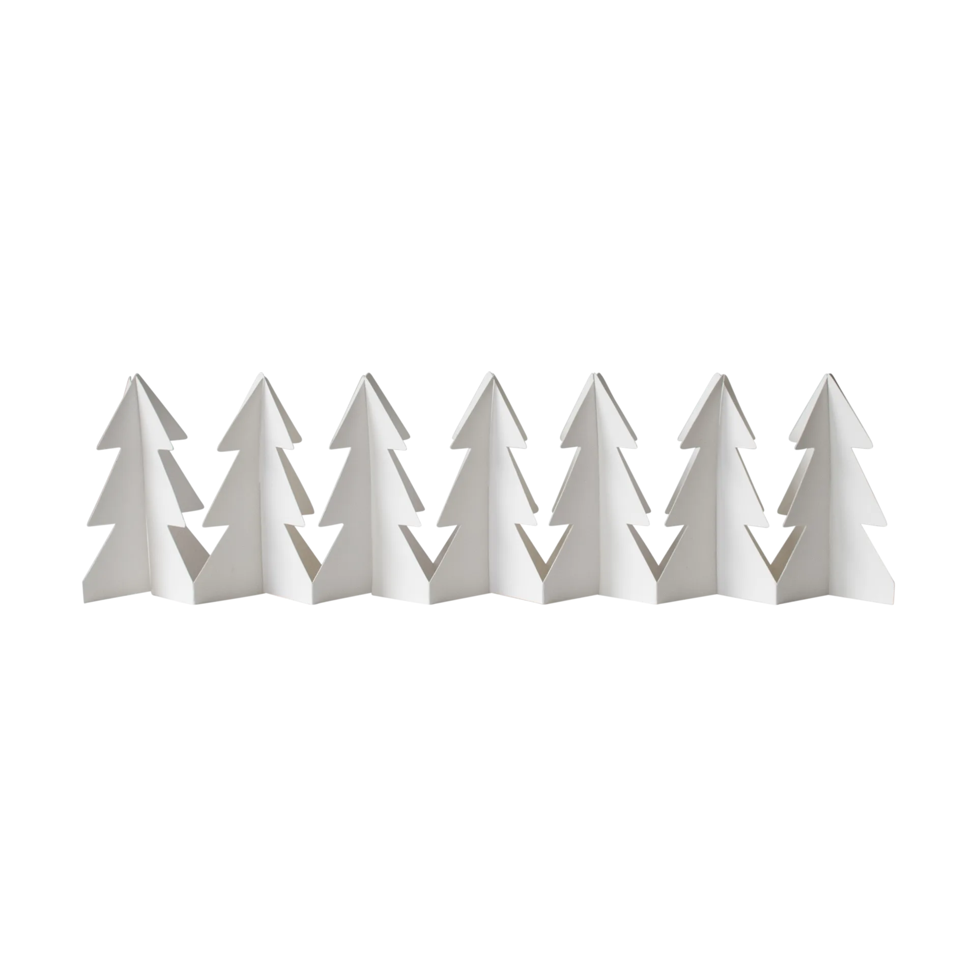 Tree in a row デコレーション, White, 7x60 cm DBKD | ディービーケーディー