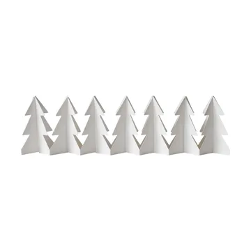 Tree in a row デコレーション - White, 7x60 cm - DBKD | ディービーケーディー