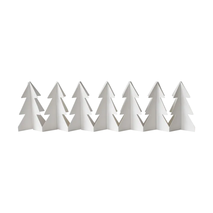 Tree in a row デコレーション - White, 7x60 cm - DBKD | ディービーケーディー