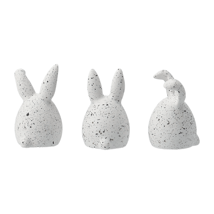 Triplets イースターラビット 3個セット, white dot DBKD | ディービーケーディー