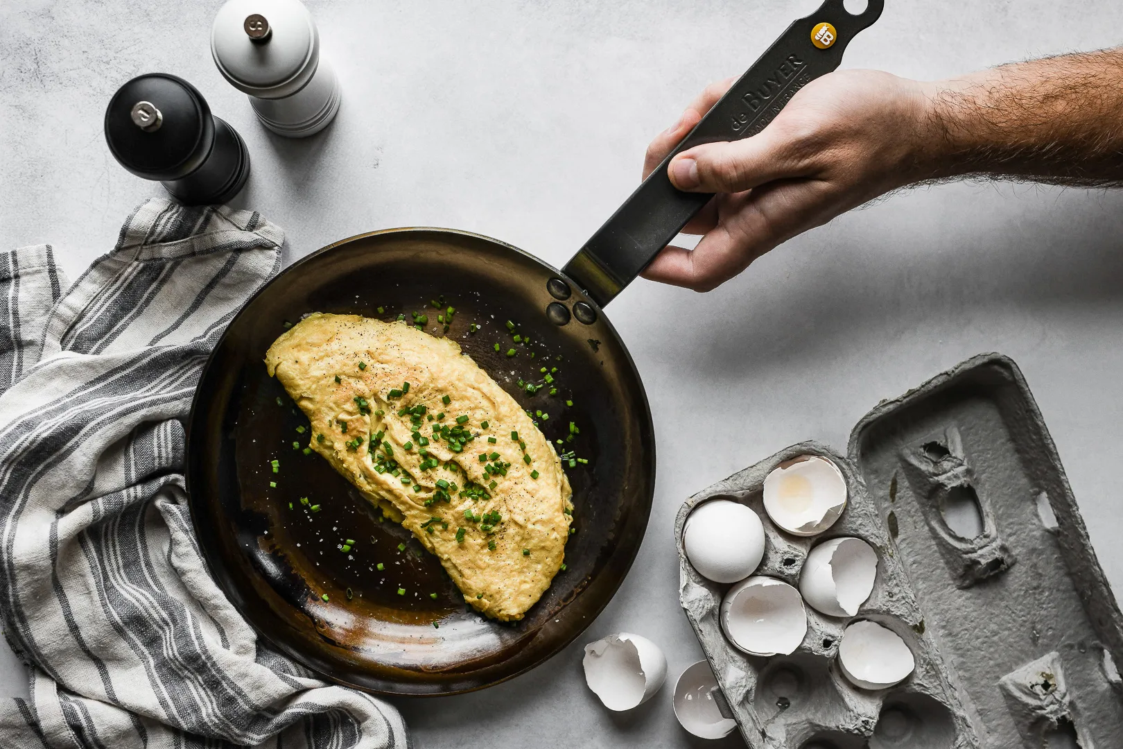 De Buyer | デバイヤー からのミネラル B omelett フライパン