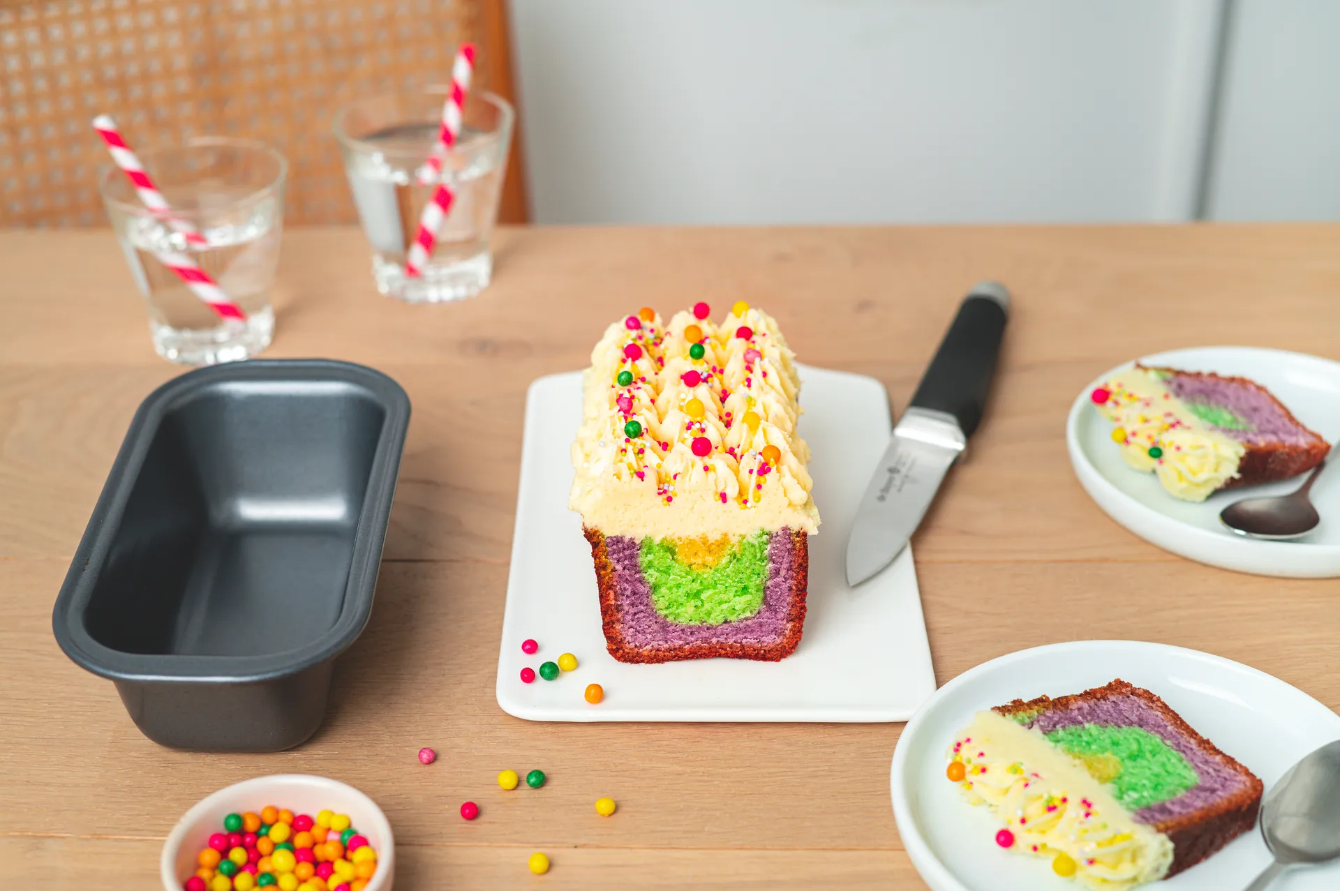 De Buyer ベーキングトレイ ラウンドコーナー, 10x26 cm De Buyer | デバイヤー