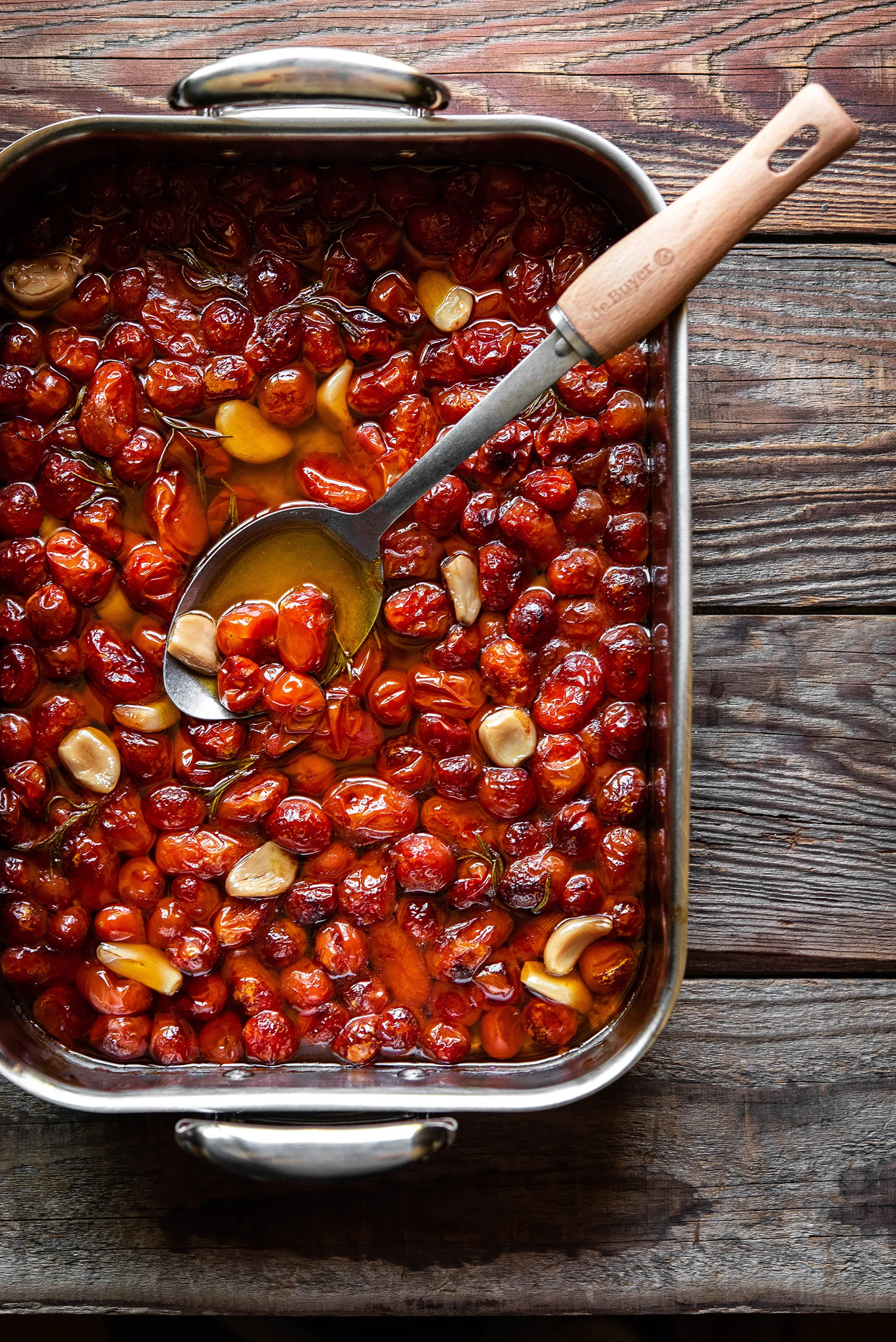 De Buyer B Bois サービングスプーン & ウッドハンドル, Stainless steel De Buyer | デバイヤー