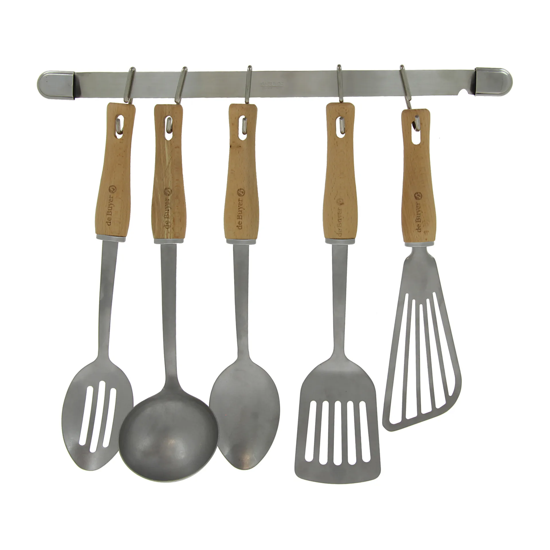 De Buyer フック rack with 8 フック, Grey De Buyer | デバイヤー