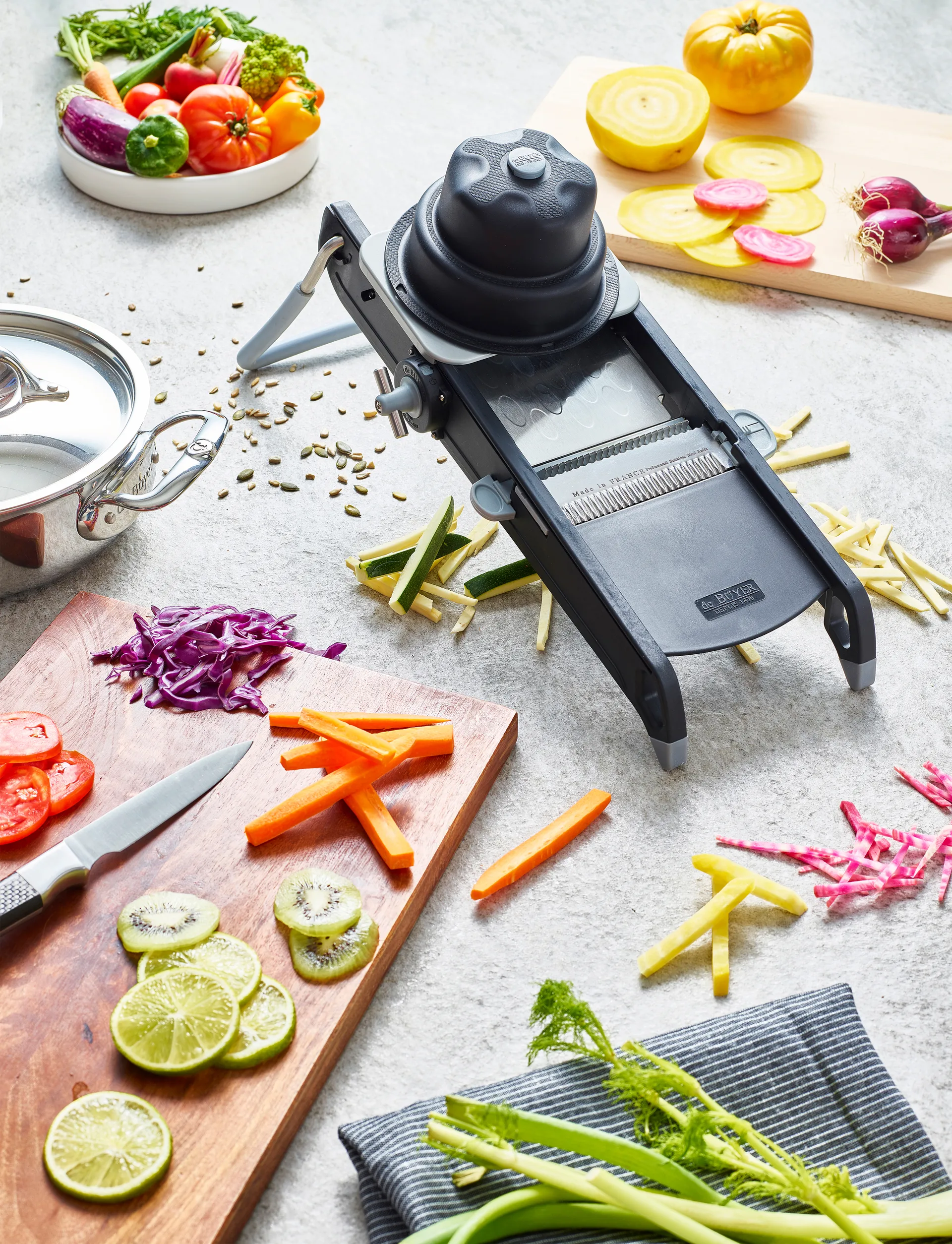 De Buyer Swing Plus mandoline, Black De Buyer | デバイヤー