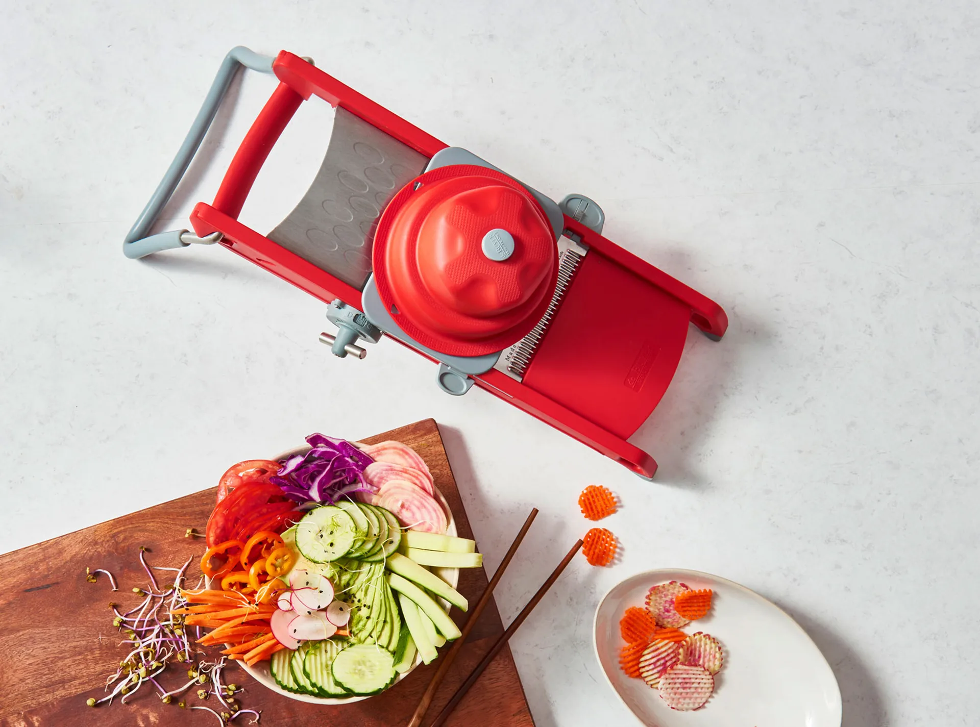 De Buyer Swing Plus mandoline, Red De Buyer | デバイヤー