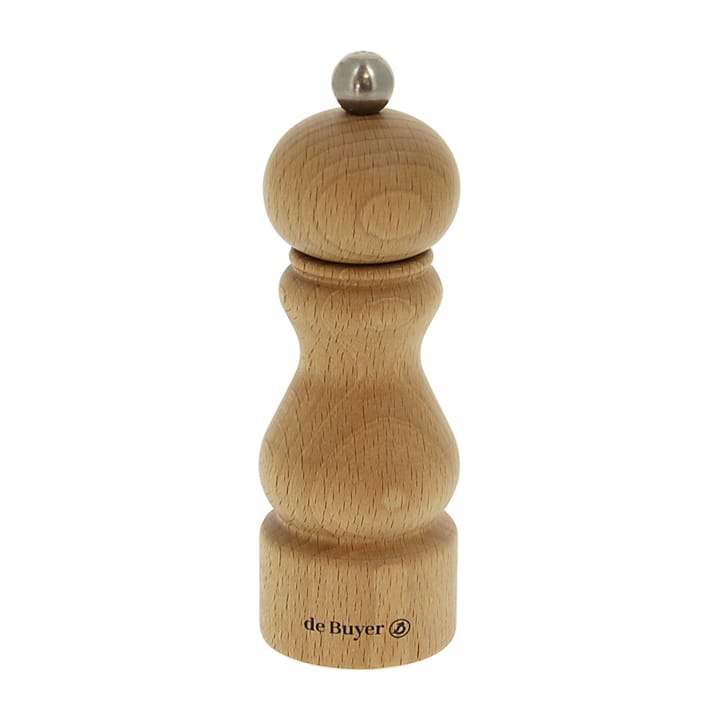 Rumba ソルト & ペッパーミル ceramic 14 cm - Beech wood - light - De Buyer | デバイヤー