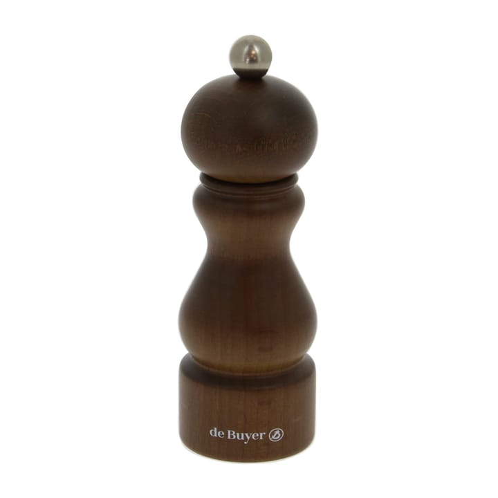 Rumba ソルト & ペッパーミル ceramic 14 cm - Dark brown - De Buyer | デバ�イヤー