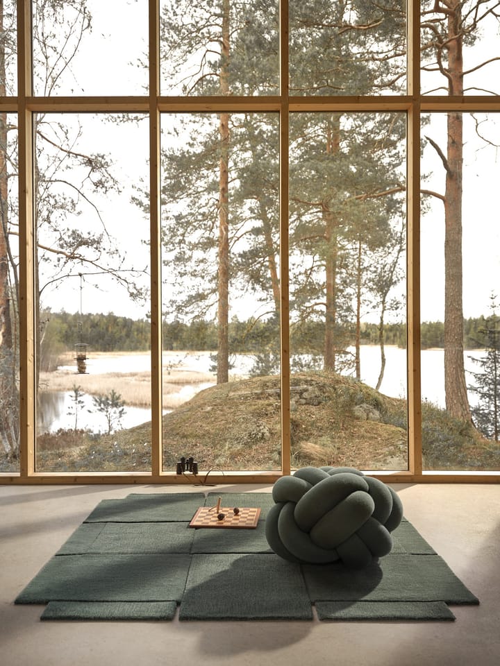 バスケット ラグ, グリーン, 180x180 cm Design House Stockholm | デザインハウス ストックホルム