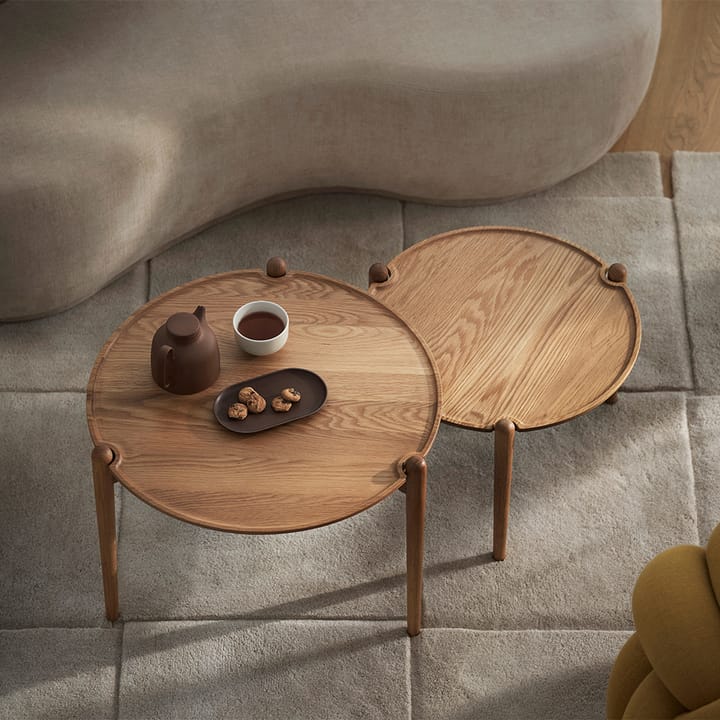 Aria コーヒーテーブル Ø90 cm, Oak 30 cm Design House Stockholm | デザインハウス ストックホルム