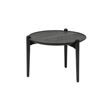 Aria コーヒーテーブル - Black oak, Ø50x37 cm - Design House Stockholm | デザインハウス ストックホルム