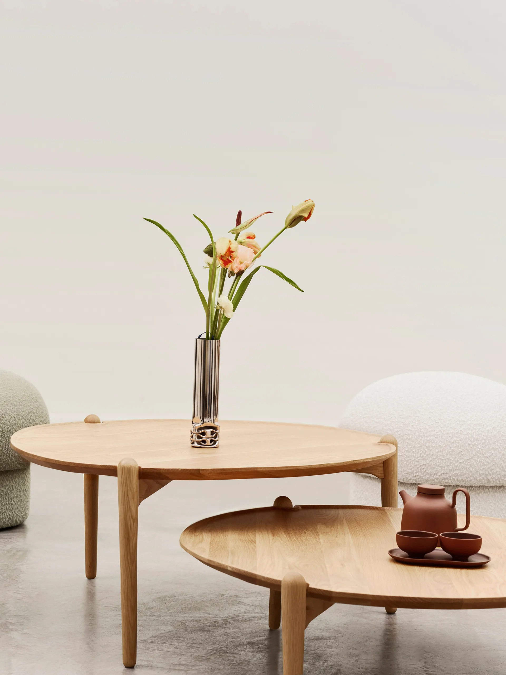 Aria コーヒーテーブル, Dark oak, Ø50x37 cm Design House Stockholm | デザインハウス ストックホルム