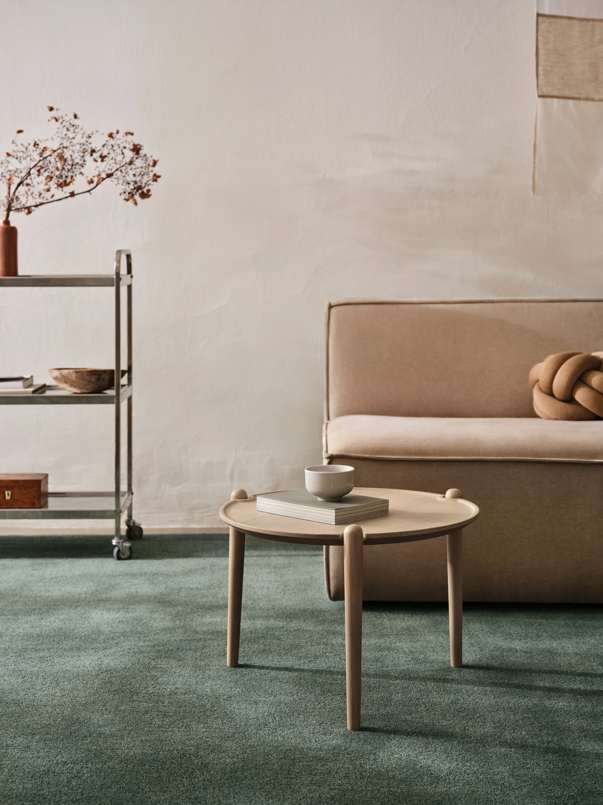 Aria コーヒーテーブル, Light oak, Ø60x37 cm Design House Stockholm | デザインハウス ストックホルム