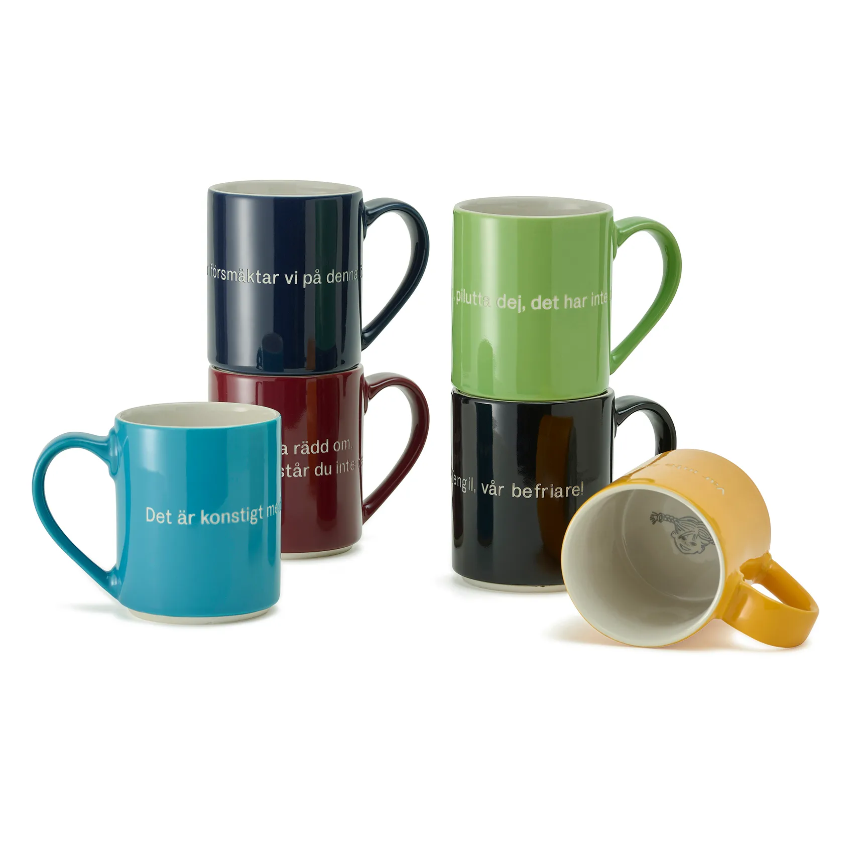 Astrid Lindgren マグ 'All makt åt Tengil', Swedish text Design House Stockholm | デザインハウス ストックホルム