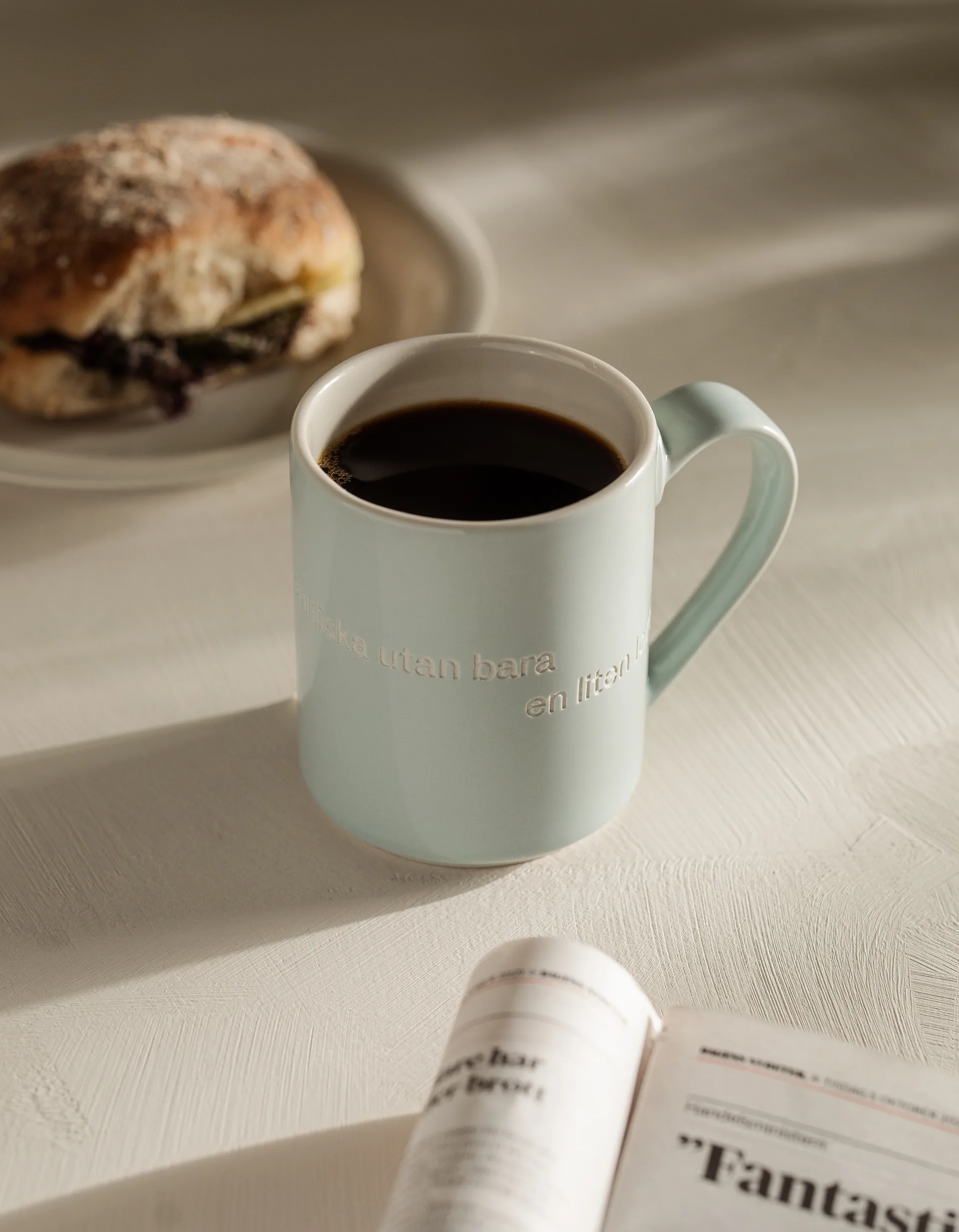 Astrid Lindgren マグ. annars är man ingen människa, Svensk text Design House Stockholm | デザインハウス ストックホルム