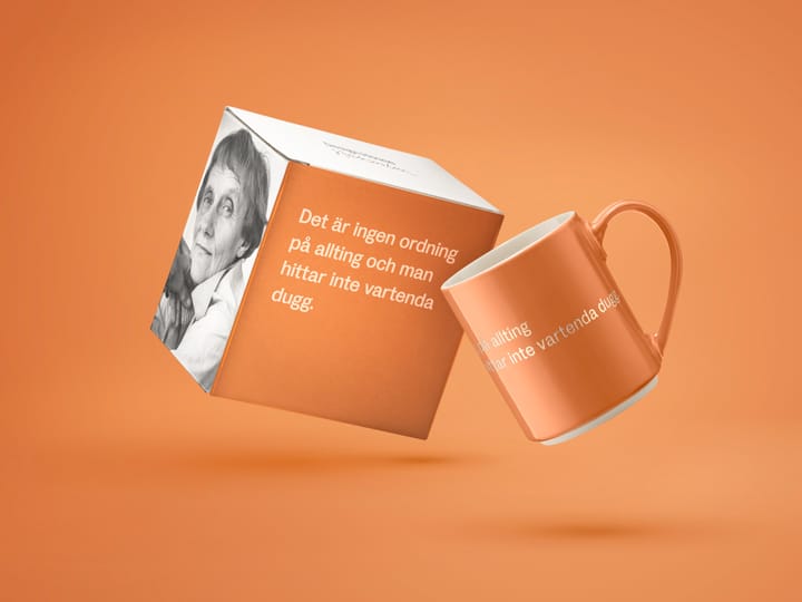 Astrid Lindgren マグ, Det är ingen ordning…, Swedish text Design House Stockholm | デザインハウス ストックホルム
