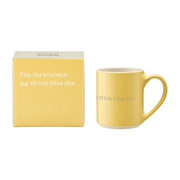 Astrid Lindgren マグ. fina lilla krumelur - Swedish text - Design House Stockholm | デザインハウス ストックホルム