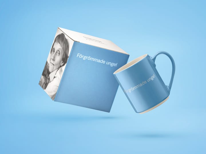 Astrid Lindgren マグ, Forgrömmade Unge!, Swedish text Design House Stockholm | デザインハウス ストックホルム