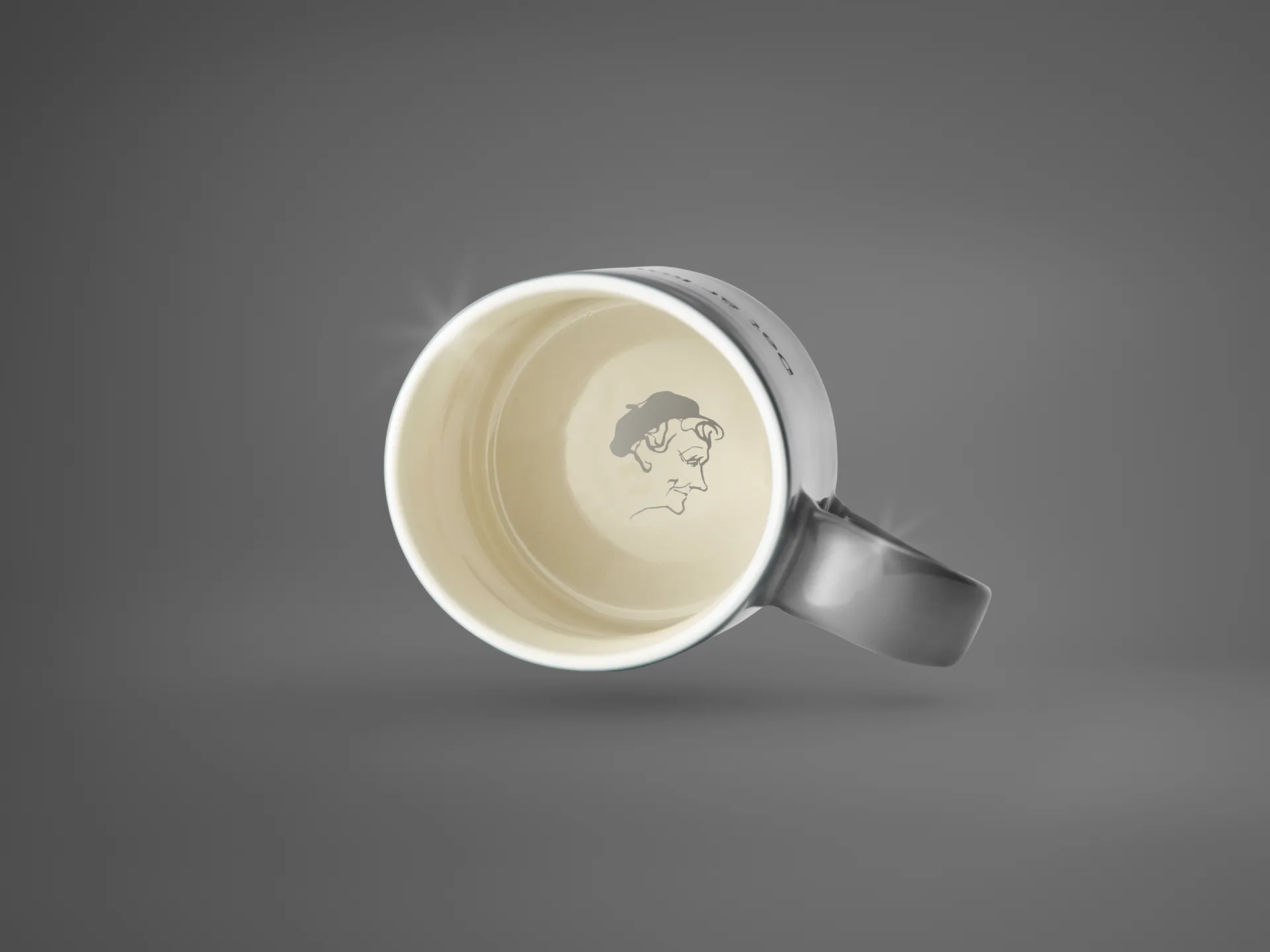 Astrid Lindgren マグ, Give the children love, grey-swedish Design House Stockholm | デザインハウス ストックホルム