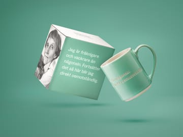 Astrid Lindgren マグ, I am frecklier… - green-swedish - Design House Stockholm | デザインハウス ストックホルム