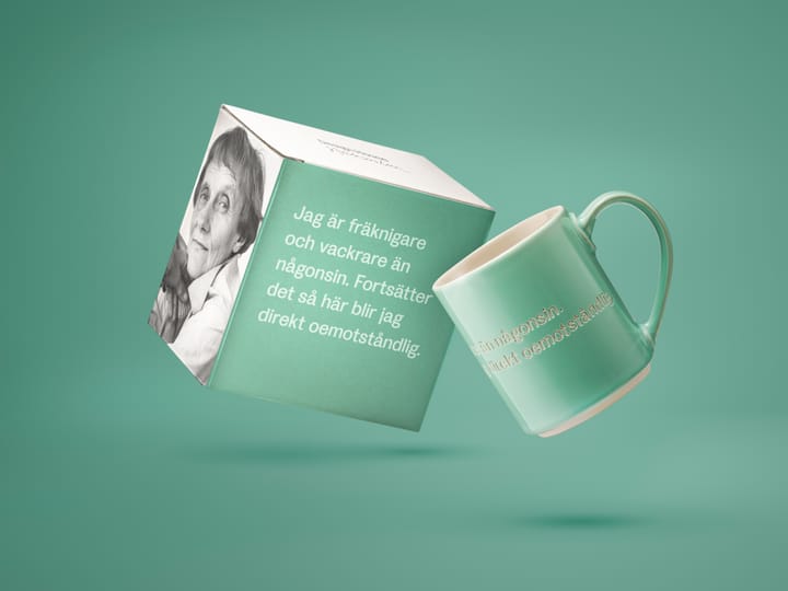 Astrid Lindgren マグ, I am frecklier…, green-swedish Design House Stockholm | デザインハウス ストックホルム