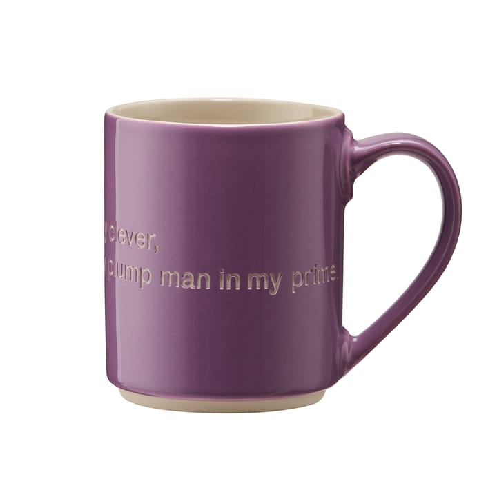 Astrid Lindgren マグ, I am handsome - lila-english - Design House Stockholm | デザインハウス ストックホルム