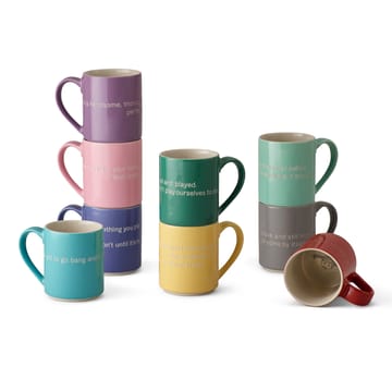 Astrid Lindgren マグ, I am handsome - lila-english - Design House Stockholm | デザインハウス ストックホルム