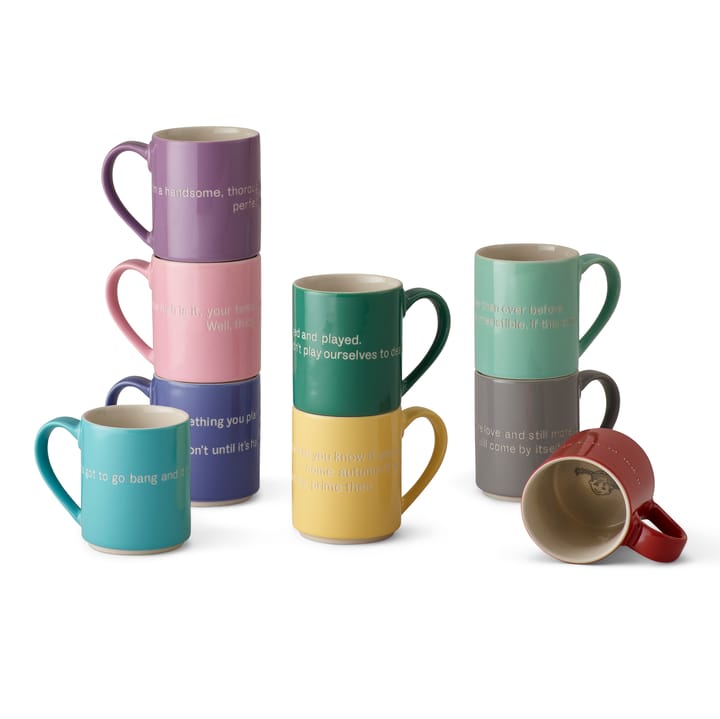 Astrid Lindgren マグ, I am handsome, lila-english Design House Stockholm | デザインハウス ストックホルム