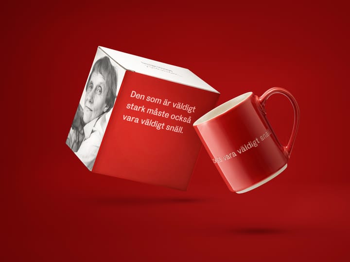 Astrid Lindgren マグ, If you are very strong, red-swedish Design House Stockholm | デザインハウス ストックホルム