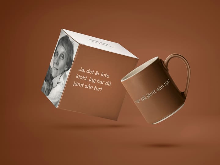 Astrid Lindgren マグ ja, det är inte klokt…, Swedish text Design House Stockholm | デザインハウス ストックホルム