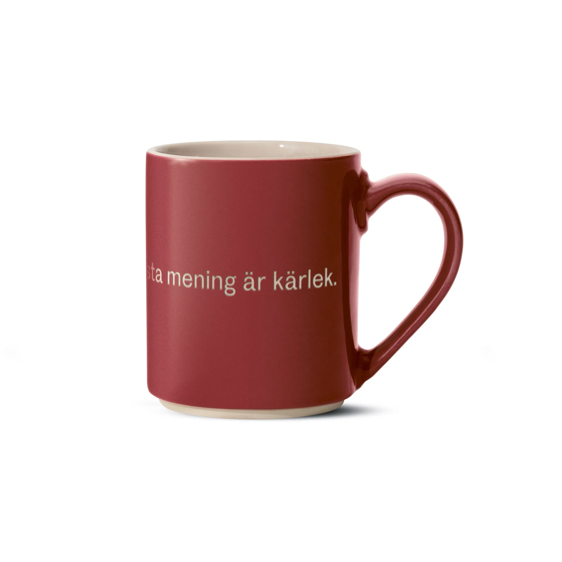 Astrid Lindgren マグ  ja, jag tror att livets…, Swedish text Design House Stockholm | デザインハウス ストックホルム