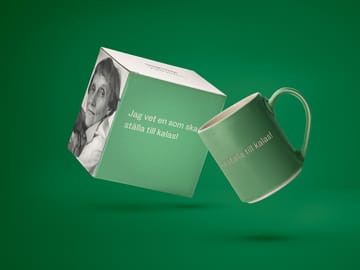 Astrid Lindgren マグ jag vet en som ska… - Swedish text - Design House Stockholm | デザインハウス ストックホルム