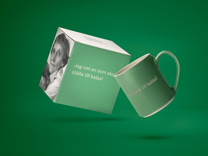 Astrid Lindgren マグ jag vet en som ska…, Swedish text Design House Stockholm | デザインハウス ストックホルム