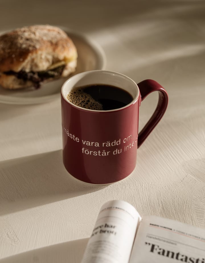 Astrid Lindgren マグ 'Livet är en sak', Swedish text Design House Stockholm | デザインハウス ストックホルム