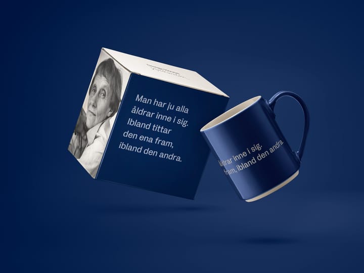 Astrid Lindgren マグ. man har ju alla åldrar, Swedish text Design House Stockholm | デザインハウス ストックホルム